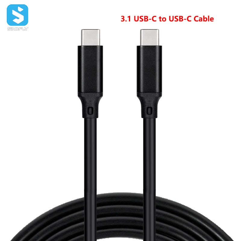 1M Fast Charge Data Line Single Head Usb Type-C PD Line USB-C Charging Line Metal Shell USB3.1Gen2 Video Line Emark 5A 100W,SF-C02